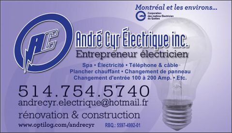 Andre Cyr Électrique inc