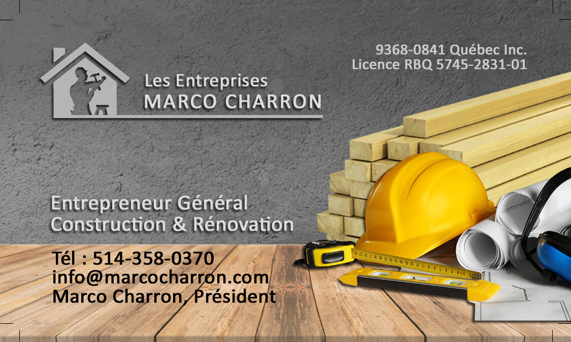 Les entreprises Marco Charron (9368-0841 Québec inc.)